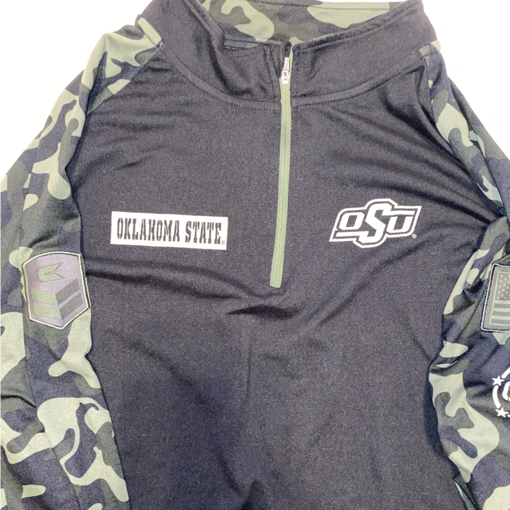 Colosseum Oklahoma State Cowboys OHT Military Appreciation LS JACKET XXL 0034